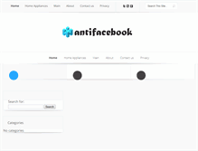 Tablet Screenshot of antifacebook.net